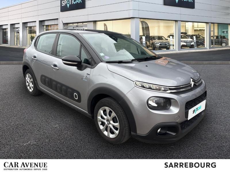 Occasion CITROEN C3 PureTech 82ch Graphic S&S E6.d 2020 Gris Acier - Noir Onyx 9900 € à Sarrebourg