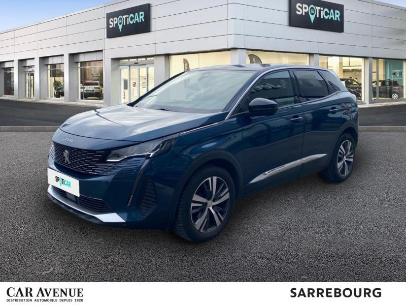 Used PEUGEOT 3008 1.5 BlueHDi 130ch S&S Allure Pack 2022 Bleu Célèbes (M) € 21890 in Sarrebourg