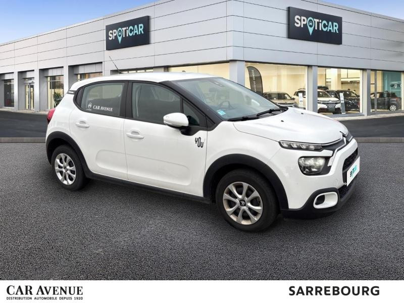 Used CITROEN C3 1.5 BlueHDi 100ch S&S YOU 2023 Blanc Banquise (O) € 14500 in Sarrebourg