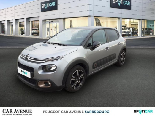 Used CITROEN C3 BlueHDi 100ch Origins S&S E6.d-TEMP BVM5 2019 Gris Acier - Noir Onyx € 12,500 in Sarrebourg