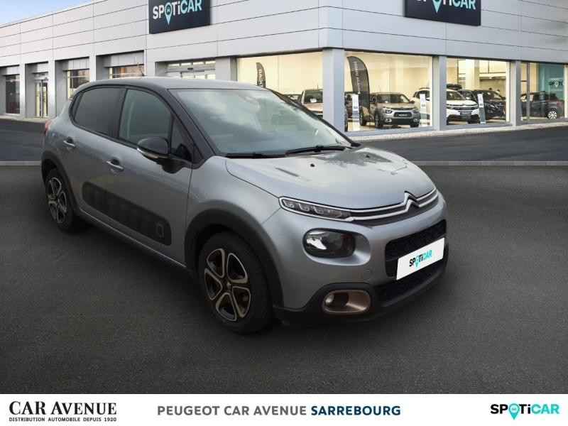 Used CITROEN C3 BlueHDi 100ch Origins S&S E6.d-TEMP BVM5 2019 Gris Acier - Noir Onyx € 12500 in Sarrebourg