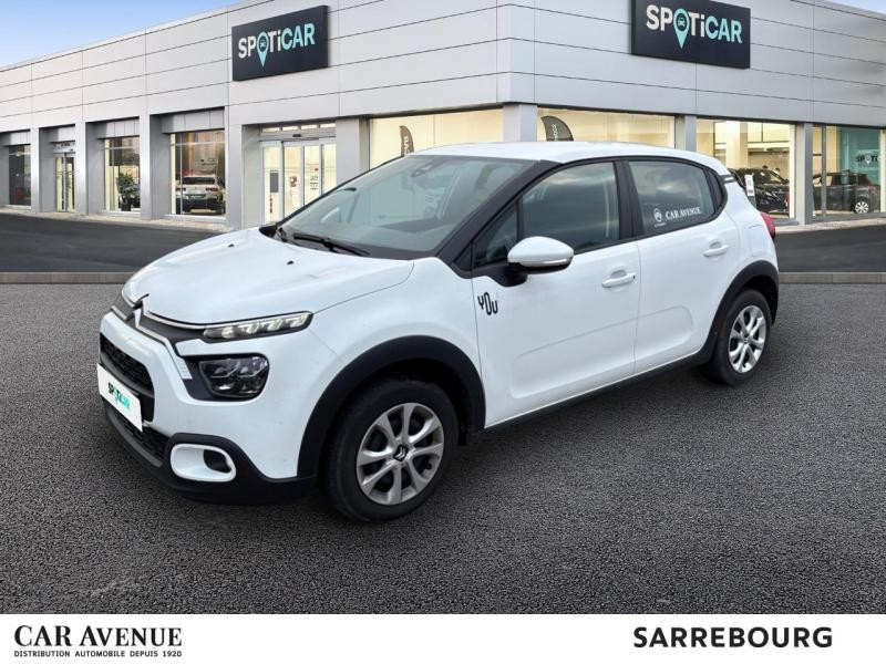 Used CITROEN C3 1.5 BlueHDi 100ch S&S YOU 2023 Blanc Banquise (O) € 14500 in Sarrebourg