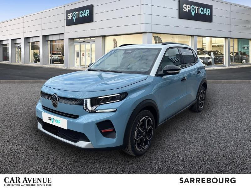 Occasion CITROEN C3 1.2 Turbo 100ch MAX 2024 Bleu Monte Carlo (O) - Toit Blanc Opale 16990 € à Sarrebourg