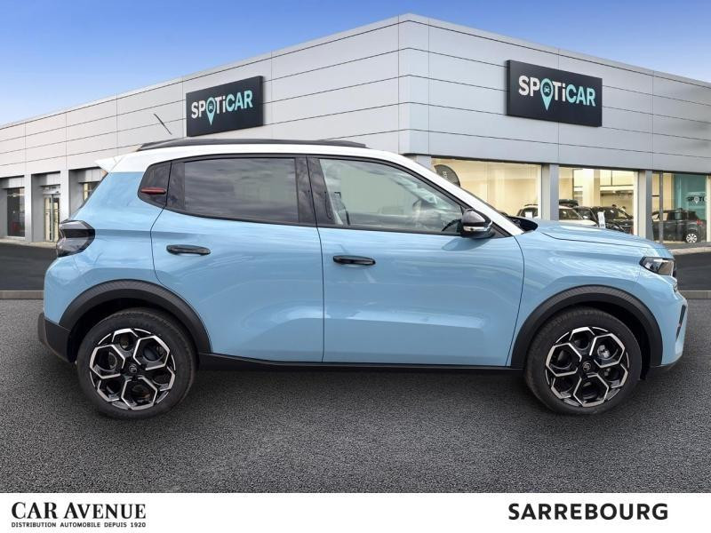 Occasion CITROEN C3 1.2 Turbo 100ch MAX 2024 Bleu Monte Carlo (O) - Toit Blanc Opale 16990 € à Sarrebourg