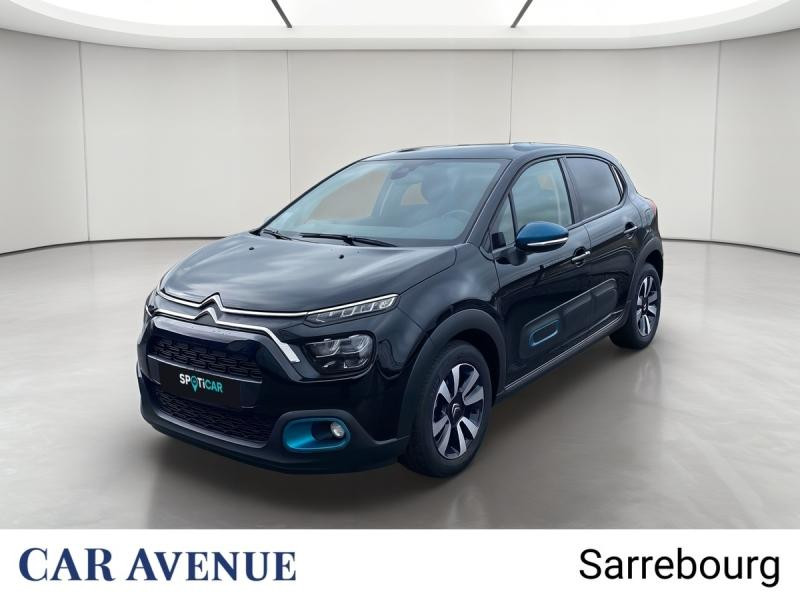 Used CITROEN C3 1.2 PureTech 110ch S&S Shine 124g 2020 Noir Perla Nera (N) - Bleu Emeraude € 11700 in Sarrebourg
