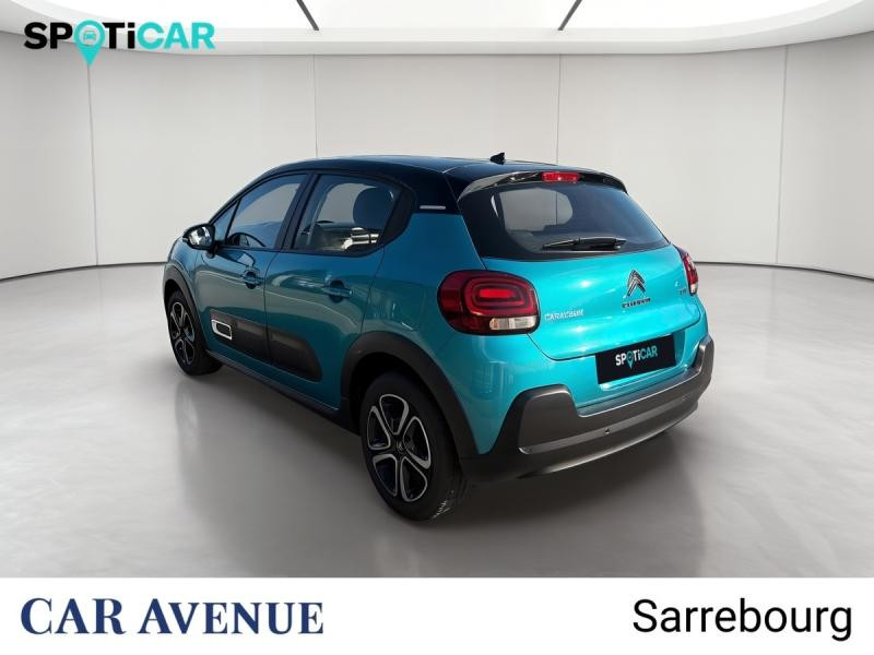 Occasion CITROEN C3 1.2 PureTech 83ch S&S Feel Pack 2021 Spring Blue (M) - Noir Onyx 10750 € à Sarrebourg