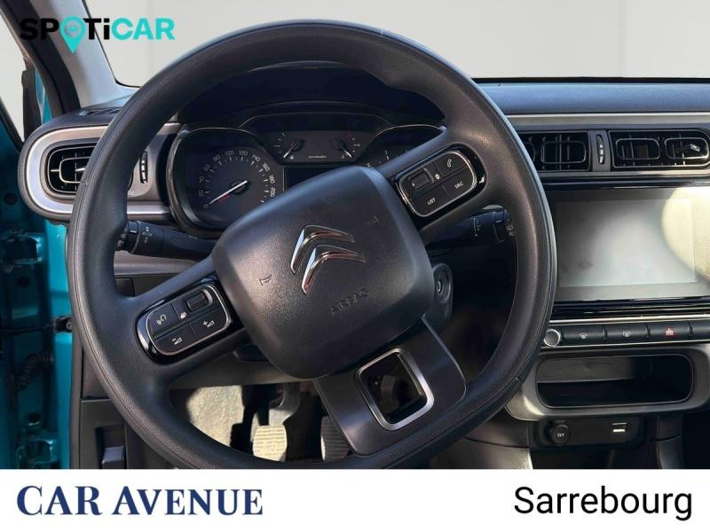 Occasion CITROEN C3 1.2 PureTech 83ch S&S Feel Pack 2021 Spring Blue (M) - Noir Onyx 10750 € à Sarrebourg