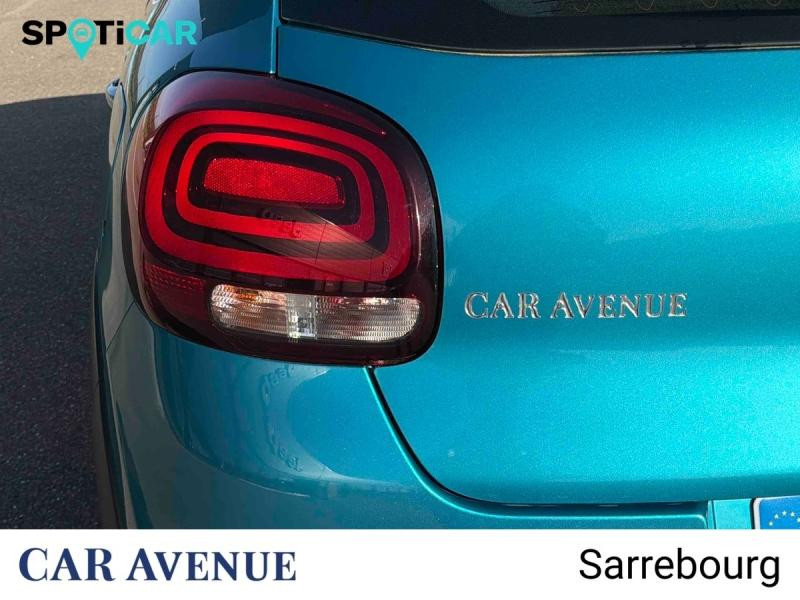 Occasion CITROEN C3 1.2 PureTech 83ch S&S Feel Pack 2021 Spring Blue (M) - Noir Onyx 10750 € à Sarrebourg