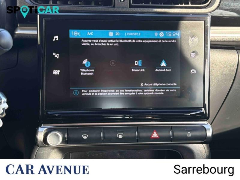 Occasion CITROEN C3 1.2 PureTech 83ch S&S Feel Pack 2021 Spring Blue (M) - Noir Onyx 10750 € à Sarrebourg