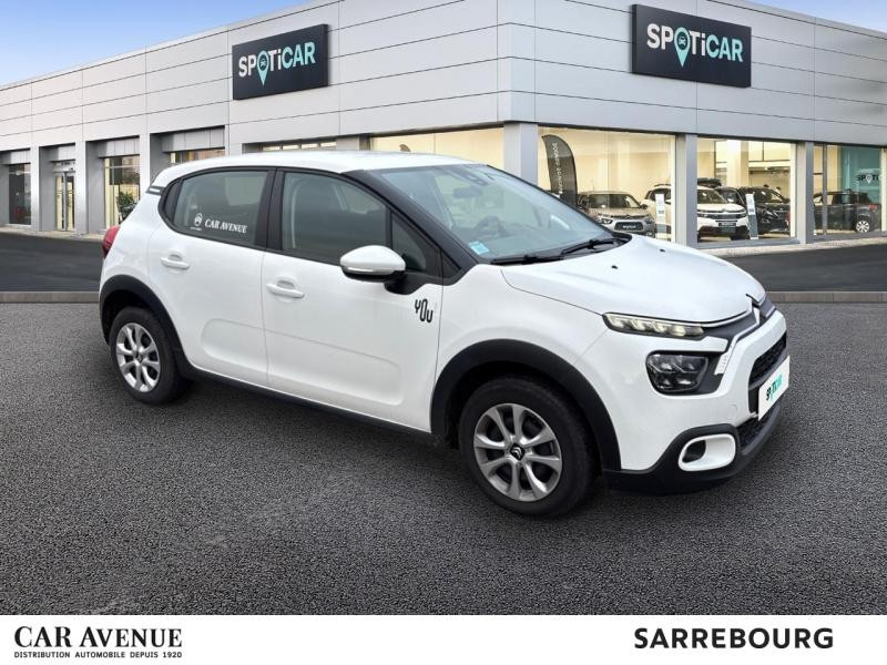 Occasion CITROEN C3 1.5 BlueHDi 100ch S&S YOU 2023 Blanc Banquise (O) 14000 € à Sarrebourg
