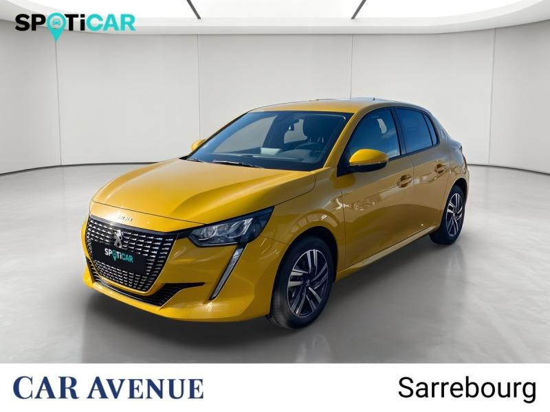 Occasion PEUGEOT 208 1.2 PureTech 100ch S&S Allure EAT8 2021 Jaune 14250 € à Sarrebourg