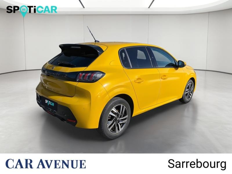 Occasion PEUGEOT 208 1.2 PureTech 100ch S&S Allure EAT8 2021 Jaune 14250 € à Sarrebourg