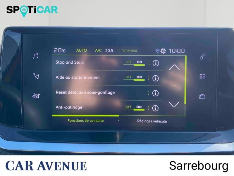 Occasion PEUGEOT 208 1.2 PureTech 100ch S&S Allure EAT8 2021 Jaune 14250 € à Sarrebourg