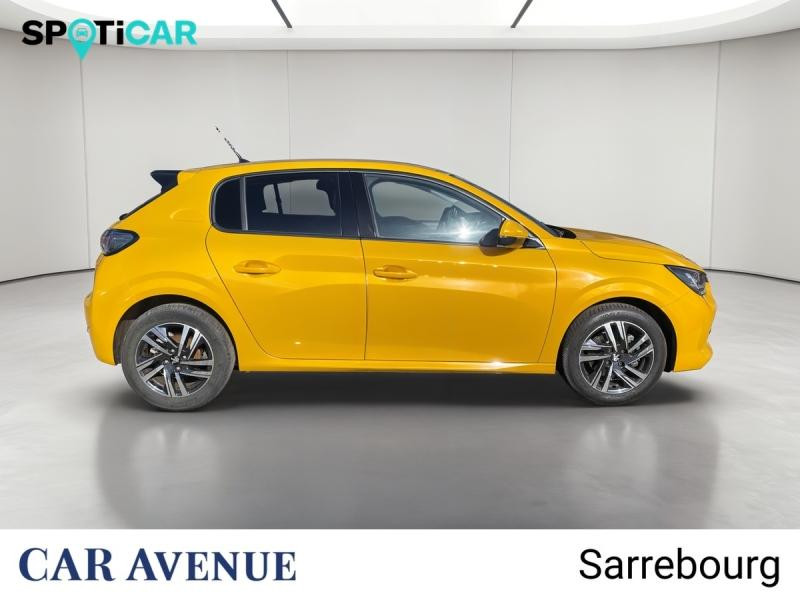 Occasion PEUGEOT 208 1.2 PureTech 100ch S&S Allure EAT8 2021 Jaune 14250 € à Sarrebourg