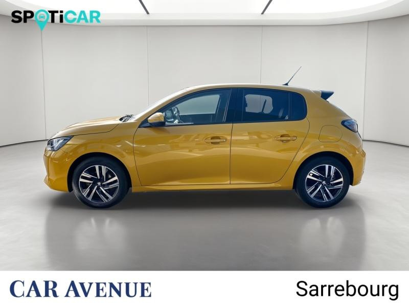Occasion PEUGEOT 208 1.2 PureTech 100ch S&S Allure EAT8 2021 Jaune 14250 € à Sarrebourg