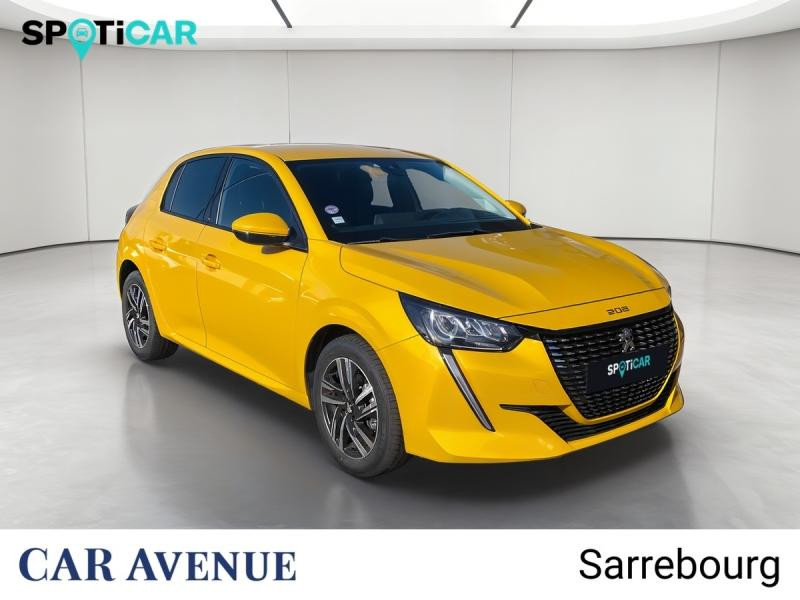 Occasion PEUGEOT 208 1.2 PureTech 100ch S&S Allure EAT8 2021 Jaune 14250 € à Sarrebourg