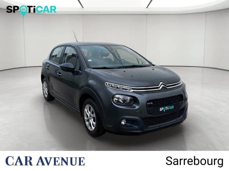 Occasion CITROEN C3 PureTech 82ch Feel 2017 Gris platinium 8400 € à Sarrebourg