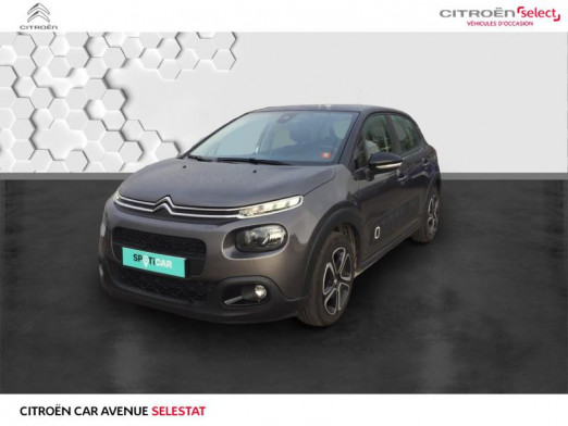 Occasion CITROEN C3 essence 82 gps Shine caméra 2019 Gris Platinium 13 990 € à Sélestat