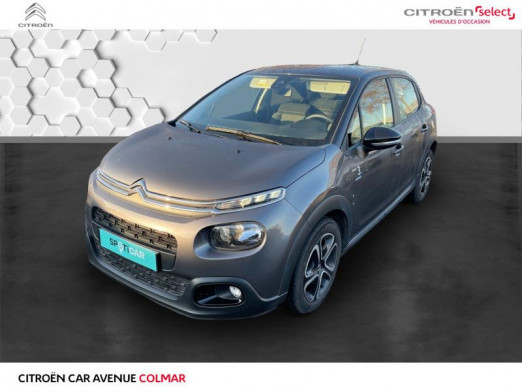 Occasion CITROEN C3 BlueHDi 100ch Shine S&S E6.d-TEMP BVM5 2020 Gris Platinium - Noir Onyx 17 990 € à Sélestat