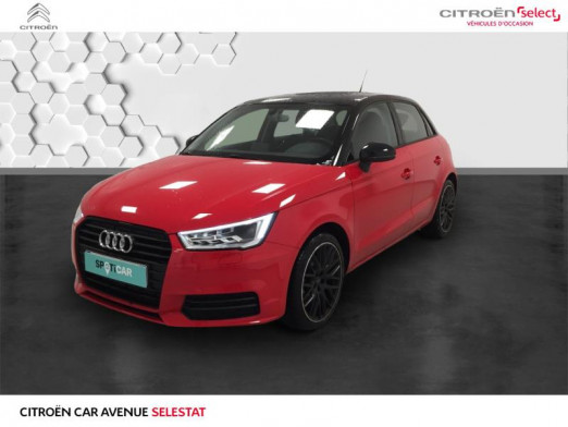 Occasion AUDI A1 Sportback 1.0 TFSI 82ch Midnight Series 2018 Rouge Misano/Arches+pav Noir brillant 16 990 € à Sélestat