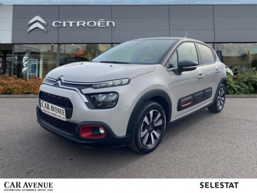 Occasion CITROEN C3 1.5 BlueHDi 100 C-Series Gps Carplay Clim auto 2021 Sable (N) - Noir Onyx 19 900 € à Sélestat
