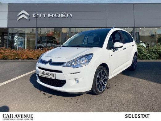 Occasion CITROEN C3 1.2 PureTech 82 Exclusive Radar ar Clim auto Régul 2016 Blanc Banquise (O) 10 900 € à Sélestat