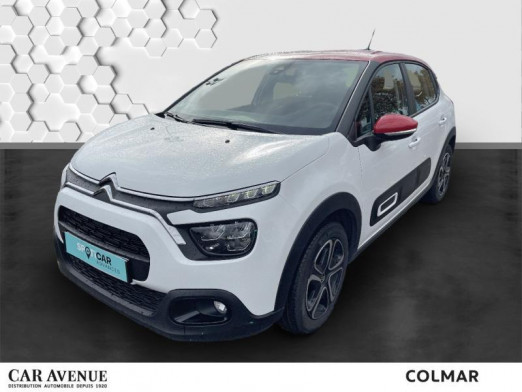 Occasion CITROEN C3 1.2 83 Feel Pack Full Leds Carplay Gps Radar Ar Clim Auto 2021 Blanc Banquise (O) - Rouge Aden 15 989 € à Sélestat