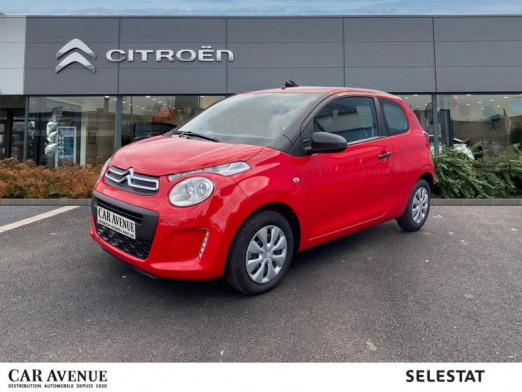Occasion CITROEN C1 1.0 VTi 72 Live 89 Kms!!! 2019 Rouge Scarlet - Toit Noir Caldéra 8 990 € à Sélestat