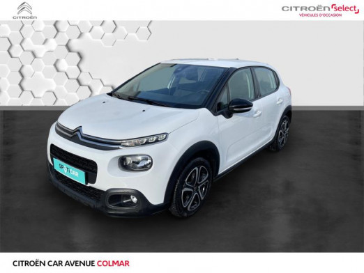 Occasion CITROEN C3 PureTech 82ch Shine S&S E6.d-TEMP 2018 Blanc Banquise 12 990 € à Colmar