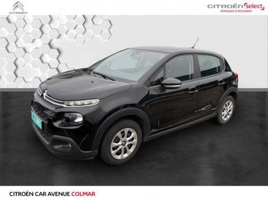 Occasion CITROEN C3 PureTech 68ch Feel E6.d-TEMP 2018 Noir Perla Nera 11 990 € à Colmar