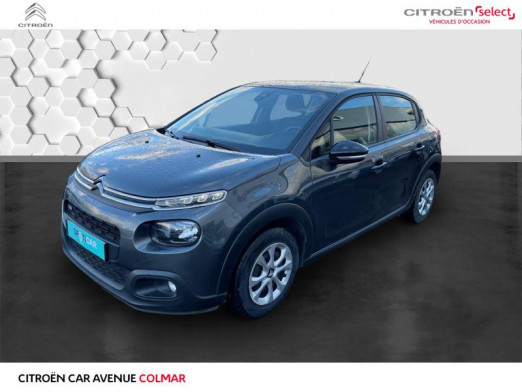 Occasion CITROEN C3 PureTech 82ch Feel 2017 Gris Platinium 10 990 € à Colmar