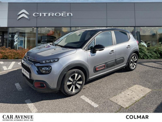 Occasion CITROEN C3 1.5 BlueHDi 100ch S&S C-Series E6.d 2021 Gris Platinium (M) - Noir Onyx 16 990 € à Colmar