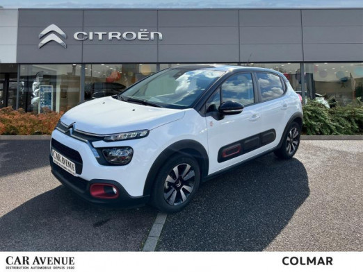 Occasion CITROEN C3 1.5 BlueHDi 100ch S&S C-Series E6.d 2021 Blanc banquise 18 990 € à Colmar