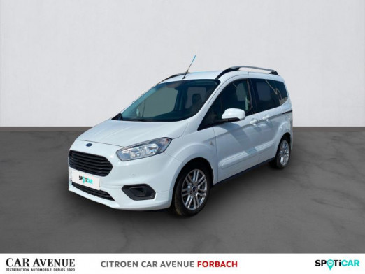 Occasion FORD Tourneo Courier 1.0E 100ch Sport 2019 Blanc Glacier 14 490 € à Longeville-lès-Saint-Avold