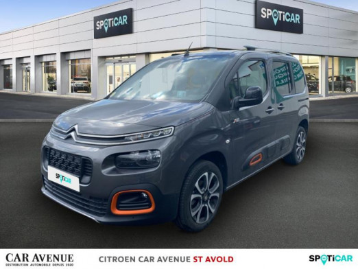 Occasion CITROEN Berlingo M BlueHDi 100ch S&S Shine 112g 2020 Gris Platinium (M) 24 900 € à Longeville-lès-Saint-Avold
