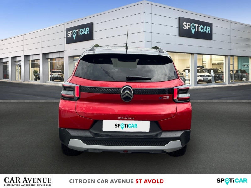 Used CITROEN C3 Electrique 113ch MAX 2024 Rouge Elixir (S) - Noir Perla Nera € 29000 in Longeville-lès-Saint-Avold