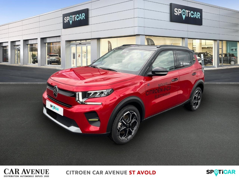 Occasion CITROEN C3 Electrique 113ch MAX 2024 Rouge Elixir (S) - Noir Perla Nera 27900 € à Longeville-lès-Saint-Avold