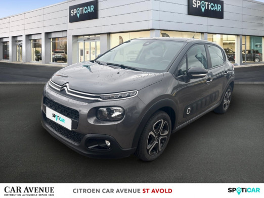 Used CITROEN C3 1.2 PureTech 110ch S&S Shine 124g 2020 Gris Acier (M) - Noir Onyx € 13,990 in Longeville-lès-Saint-Avold