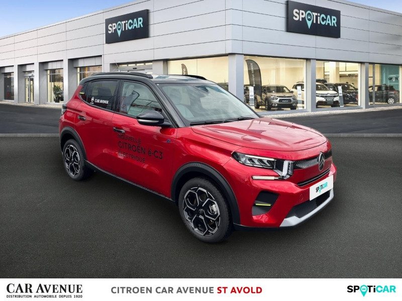 Occasion CITROEN C3 Electrique 113ch MAX 2024 Rouge Elixir (S) - Noir Perla Nera 27900 € à Longeville-lès-Saint-Avold