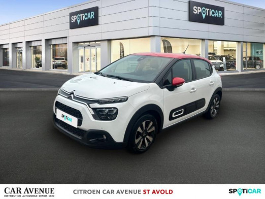 Occasion CITROEN C3 1.2 PureTech 110ch S&S Shine EAT6 2020 Blanc banquise 15 990 € à Longeville-lès-Saint-Avold