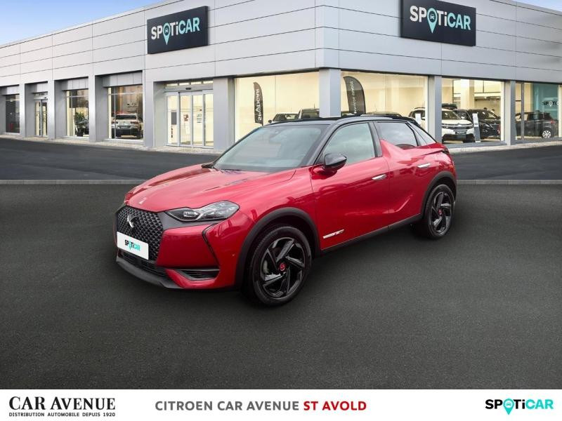 Used DS DS 3 Crossback PureTech 130ch Performance Line Automatique 2019 Rouge Rubi (M) - Toit Noir Onyx € 16994 in Longeville-lès-Saint-Avold