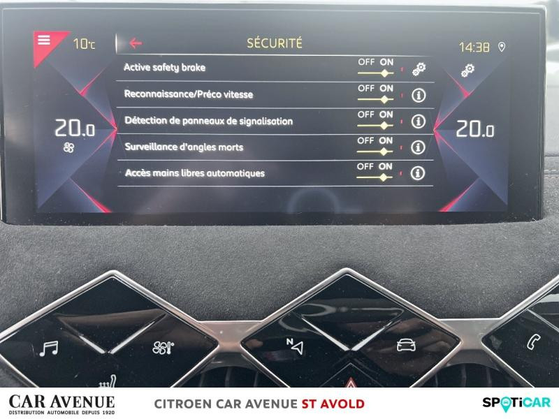 Used DS DS 3 Crossback PureTech 130ch Performance Line Automatique 2019 Rouge Rubi (M) - Toit Noir Onyx € 16994 in Longeville-lès-Saint-Avold