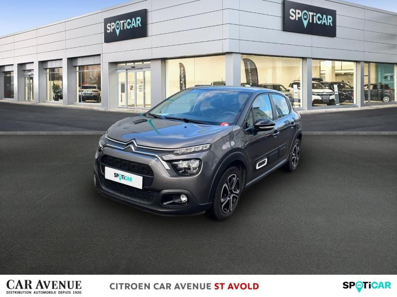Occasion CITROEN C3 1.2 PureTech 83ch S&S Shine 2022 Gris Platinium (M) - Noir Onyx 12994 € à Longeville-lès-Saint-Avold