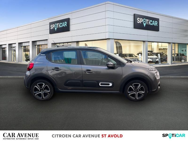 Occasion CITROEN C3 1.2 PureTech 83ch S&S Shine 2022 Gris Platinium (M) - Noir Onyx 12994 € à Longeville-lès-Saint-Avold