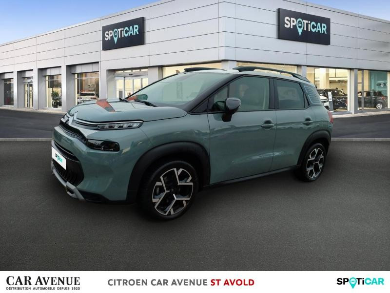 Occasion CITROEN C3 Aircross PureTech 110ch S&S Shine Pack 2022 Kaki Grey (O) - Blanc Opale 16994 € à Longeville-lès-Saint-Avold