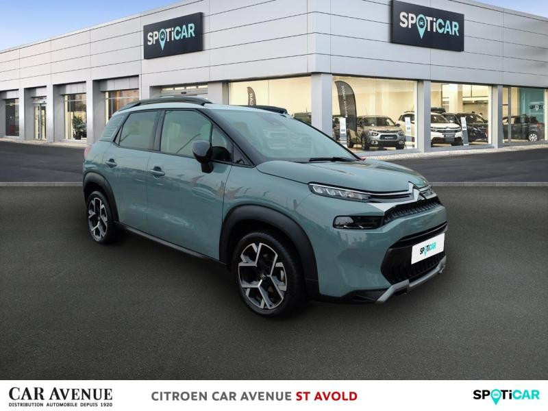 Occasion CITROEN C3 Aircross PureTech 110ch S&S Shine Pack 2022 Kaki Grey (O) - Blanc Opale 16994 € à Longeville-lès-Saint-Avold