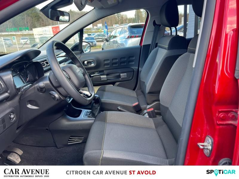 Occasion CITROEN C3 1.2 PureTech 83ch S&S Shine 2022 Rouge Elixir (S) - Noir Perla Nera 11994 € à Longeville-lès-Saint-Avold