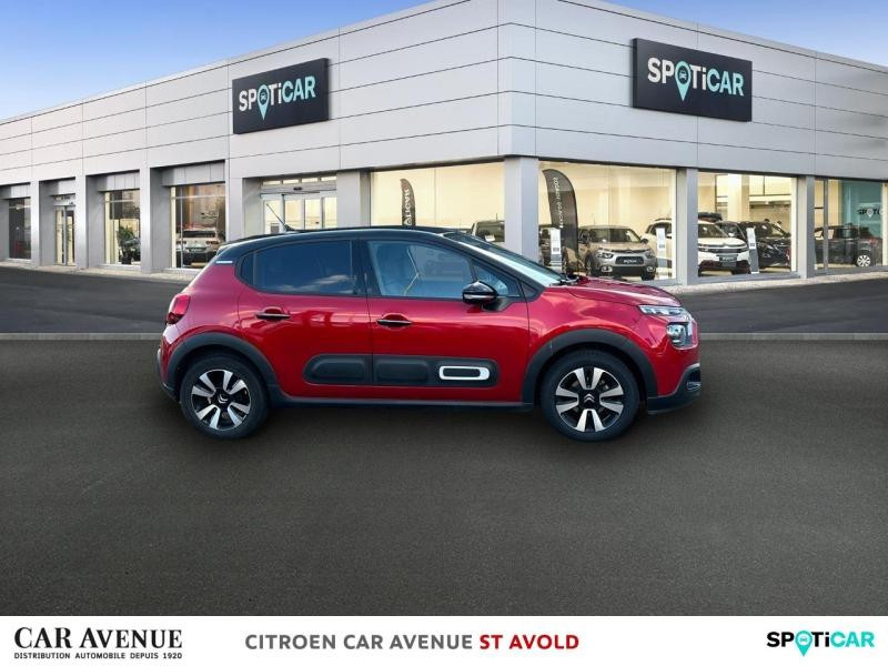 Occasion CITROEN C3 1.2 PureTech 83ch S&S Shine 2022 Rouge Elixir (S) - Noir Perla Nera 11994 € à Longeville-lès-Saint-Avold