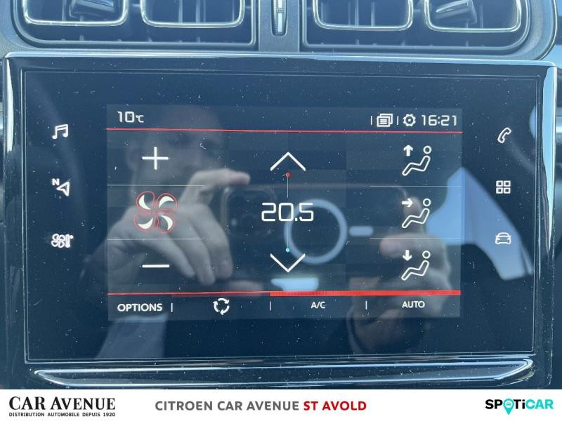 Occasion CITROEN C3 1.2 PureTech 83ch S&S Shine 2022 Rouge Elixir (S) - Noir Perla Nera 11994 € à Longeville-lès-Saint-Avold
