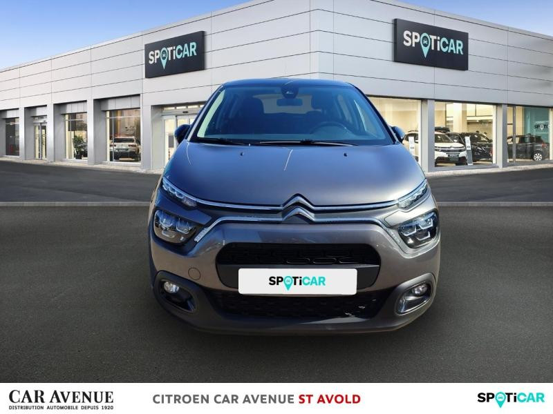 Occasion CITROEN C3 1.2 PureTech 83ch S&S Shine 2022 Gris Platinium (M) - Noir Onyx 11494 € à Longeville-lès-Saint-Avold